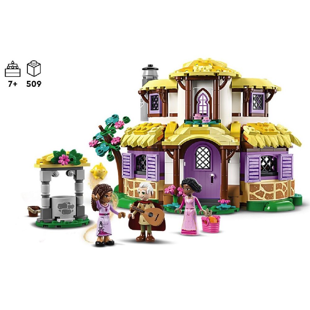 LEGO DISNEY Wish Asha’s Cottage 43231 Build Toy Set COMPLETE *OPEN BOX DAMAGE*